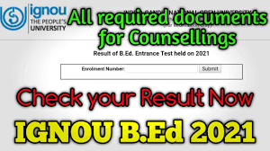 Ignou bed entrance result 2021: Ignou Bed 2021 Result Ignou Bed Result Bed Result 2021 Ignou Mystudytime Youtube