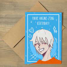 Check spelling or type a new query. Anime Birthday Card By Flaming Imp Notonthehighstreet Com