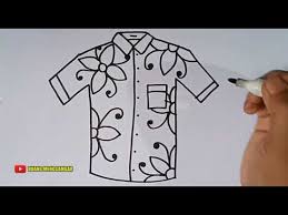 Lanjut pada gambar kedua yang bisa dijadikan gambar batik bunga yang mudah di gambar untuk anda yang sedang memiliki tugas karya seni. Keren Bagus Cara Menggambar Baju Batik Mudah Cara Hebat Di 2020 Rabab Minangkabau