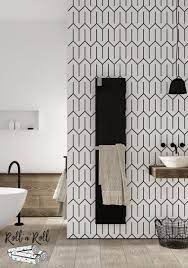 Papier peint géométrique noir et blanc, pour pièce à vivre. Geometric Pattern Wallpaper Black And White Minimalist Wallpaper Wall Mural Scandinavian Decor Minimal Art Wallpaper Roll 105 Deco Noir Et Blanc Papier Peint Geometrique Papier Peint
