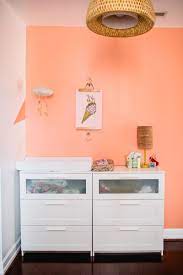 Sarah S Nursery Tour Before After A Beautiful Mess Bedroom Wall Colors Orange Rooms Bedroom Orange