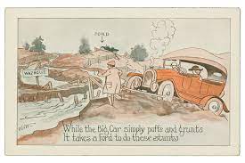 A Humorous Postcard Circa 1915 Depicting A Model T Far P Flickr