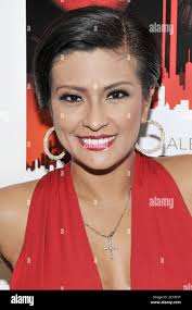 Anjanette Abayari attends the Blood Ransom Press Conference at Noypitz in  Glendale, CA on October 27, 2014. (Photo by Sthanlee B. MiradorSipa USA  Stock Photo - Alamy