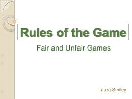 Fair And Unfair Games Math Games Games Math