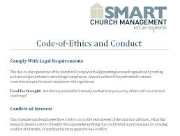 Church Employees Are Not Exempt From Unethical Behaviors And Can Also Benefit From Having A Written Guide For Eth Family And Consumer Science Church Management