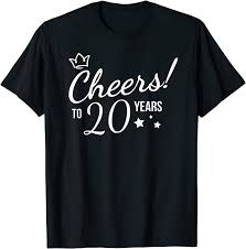 We did not find results for: Amazon Com Work Anniversary Cheers To 20 Years Twenty Years T Shirt Clothing Shoes Jewelry