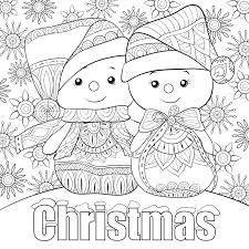 Just print these coloring pages out and keep your kids occupied for a while. Adult Coloring Book Page A Christmas Theme Image With A Pair Of Snowmen On The Background Stock Vector Illustration Of Field Cute 126507450