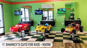 We strive to provide professional services in a fun and exciting environment by friendly and experienced staff members. Sharkey S Cuts For Kids Irvine Ca Home Facebook