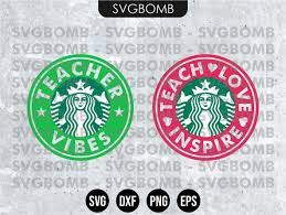 Download Teach Love Inspire Starbucks Svg Cold Cup Svg Svgbomb