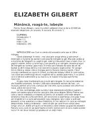 Enzimele astfel blocate incep sa distruga celulele pancreasului si duc la inflamarea severa a glandei. Pdf Elizabeth Gilbert MÄnancÄ RoagÄ Te Iubeste Simina Lorentz Academia Edu