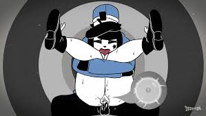 Rule 34 Dev - 2boys 2d_animation animated artist_name baseball_cap  blonde_hair blowjob blush cellphone closed_eyes clothes_writing crop_top  day dross ear_piercing edit fellatio femboy gay girly gradient_hair  hand_on_anothers_thigh hat highres jade_( ...