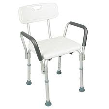 Shower Chair With Back By Vive Bathtub Chair W Arms For Handicap Disabled Seniors Elderly Shower Chairs For Elderly Shower Chair Bath Chair For Elderly