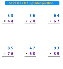 Free Multiplication Worksheet 2 X 2 Digit With Regrouping Free Multiplication Worksheets Multiplication Free Multiplication Problems