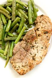 Slow Cooker Garlic Herb Pork Chops And Green Beans 365 Days Of Slow Cooking And Pressure Cooking Recipe Instant Pot Pork Chops Instant Pot Recipes Green Beans