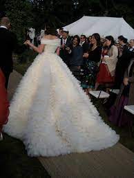 Charlotte Dellal Charlotte Olympia Designer In Her Giambattista Valli Wedding Gown Walking Down The Aisle Photo Taken By Me