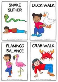 Animal Walks Movement Cards Brain Breaks Self Regulatio Physical Activities For Kids Animal Activities For Kids Yoga For Kids