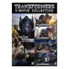 Transformers is a series of american science fiction action films based on the transformers franchise which began in the 1980s. Transformers The Ultimate Five Movie Collection Dvd Target