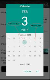 Android Getting Previous Date In Datepickerdialog Stack Overflow