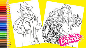 With america young, cassidy naber, kirsten day, cassandra lee morris. Coloring Barbie Friends In Casual Winter Outfit Barbie Coloring Pages Youtube