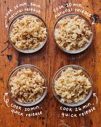 Instructions pressure cook brown rice: The Best Method For Brown Rice In The Instant Pot Kitchn