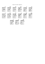Free Guitar Chord Chart Template Pdfsimpli