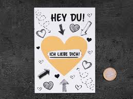 Ich brauche dich, mehr als alles andere auf dieser welt.♥. Rubbelkarte Ich Liebe Dich Susse Karte Fur Deinen Schatz Idaviduell