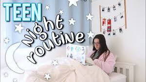 Get a good night sleep when depressed. Teen Night Routine 2019 Youtube