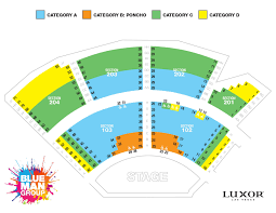 Complete Luxor Show Seating Chart Best Seats At Luxor Theater