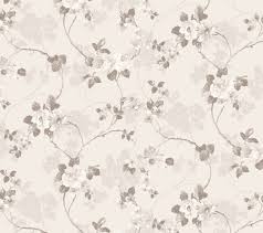 Anche il supporto può essere di diversi tipi. Carta Da Parati Con Fiori E Rami Beige Stile Shabby Su Fondo Bianco Fiori Country 7500