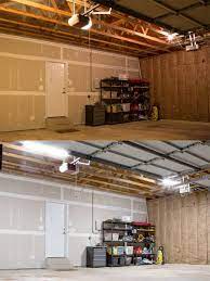 Shop And Garage Lights Residential Lighting Garage Lighting Garage Interior Shop Interior Design