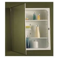 View all recessed medicine cabinets. Jensen 468mod White Modular Shelf Medicine Cabinet Steel Frame