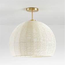 Check spelling or type a new query. Ivory Woven Rope Flush Mount Reviews Crate And Barrel