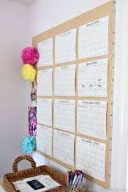 Diy Wall Calendar Business Side Of Blogging Inmyownstyle Diy Calendar Wall Desk Organization Diy Diy Desk Calendar