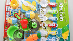 My Little Chef S Kitchen Toys Unpacking Playing Cooking Toy Kitchen Little Chef Tableware Set
