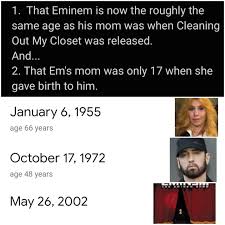 Eminem was born marshall bruce mathers iii in st. Today Was The First Time I Realized These Two Things Eminem