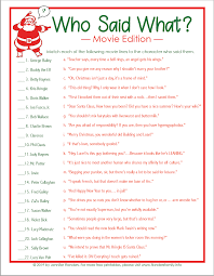 Movie trivia templates will help you to entertain your guests. Who Said What Christmas Quiz Flanders Family Homelife