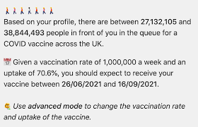 If you think you are currently eligible to receive your vaccine, continue to register now below. How To Calculate When You Could Get A Coronavirus Vaccine