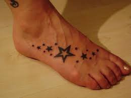 Flower And Star Tattoo Designs On Foot 11 Flower And Star Tattoo Designs On Foot Star Foot Tattoos Small Foot Tattoos Foot Tattoos For Women