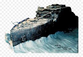 sinking titanic png image background