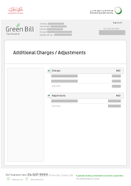 I authorize him/her to live at address, a premise whose utility bill comes in my name. Dubai Electricity Water Authority Bill Explanation
