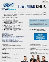 Teller's distributed cloud network interacts with consumer data to calculate credit risk and offer unsecured loans. Lowongan Kerja Wom Finance Bumiayu Brebes Pemalang Pekalongan Tegal Juli 2019