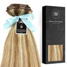 Zala 12 14 Inch Sun Kissed Highlights Clip In Hair Extensions 100 Remy Hair