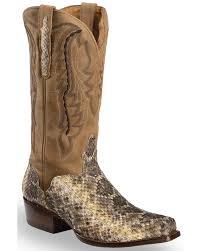 Black And White Snakeskin Cowboy Boots El Dorado Men S Handmade Western Rattlesnake Cowboy Boots Square Toe Natural Snakeskin Cowboy Boots Mens Cowboy Boots Boots Men