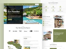 Eco Beach Village Website by Abdullah Athar