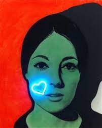 While warhol and lichtenstein are reproducing and appropriating classic americana like marilyn. Martial Raysse 43 Artworks Painting