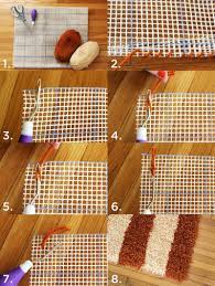 Diy Latch Hook Rug A Beautiful Mess Diy Rug Latch Hook Rugs Diy Carpet
