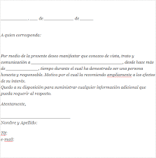 Ejemplo de carta de recomendacion laboral pdf ejemplo sencillo. Carta De Recomendacion 2021 Como Hacerla Ejemplos Y Plantillas