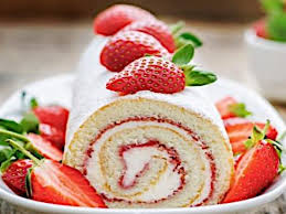 Un Gateau Roule Ou Roule En Anglais Swiss Roll Ou Roll Cake Est Un Enroulement De Genoise Et De Creme Fou Gateau Roule Recette Gateau Roule Gateau Roule Facile