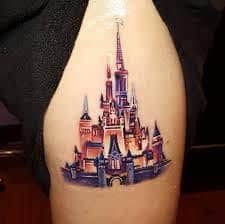 Disney Castle Tattoo Meaning 45 Ideas And Designs Castle Tattoo Disney Castle Tattoo Disney Sleeve Tattoos