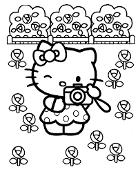Hello Kitty Coloring Pages For Girls Coloring Home